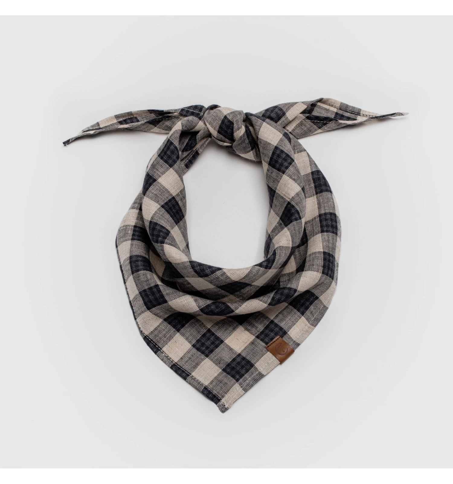 Bandana Check Dark Blue 1 Bandana Check Dark Blue