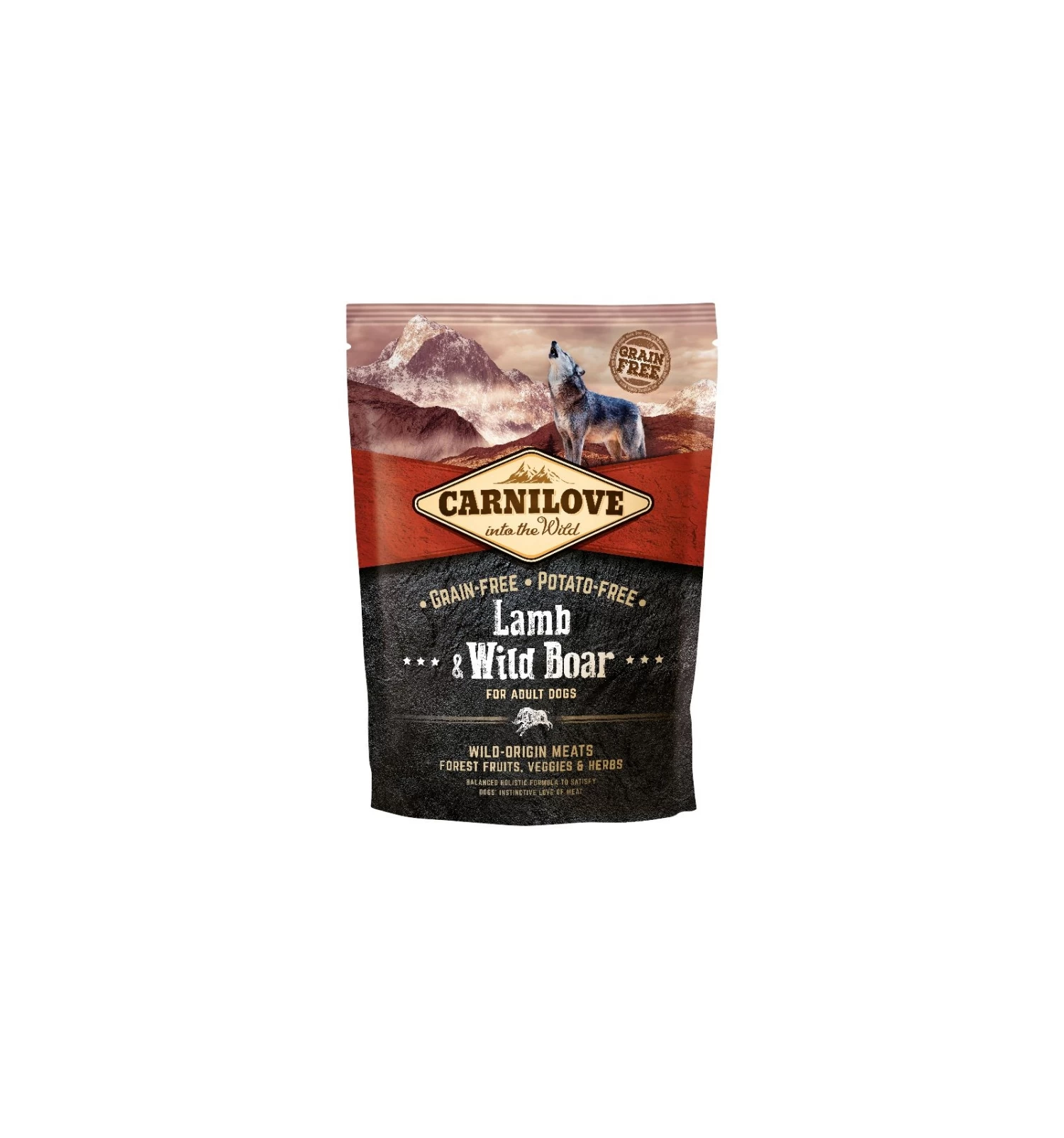 Carnilove - Adult Dog Agneau Sanglier 1 Carnilove - Adult Dog Agneau Sanglier
