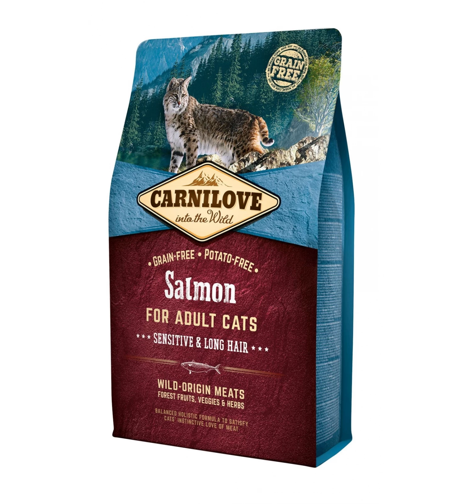 Carnilove - Cat Long Hair Saumon 1 Carnilove - Cat Long Hair Saumon