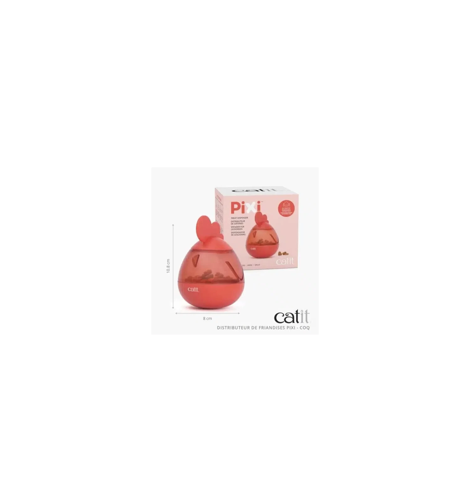 Catit Distributeur Friandise Pixi Coq 1 Catit Distributeur Friandise Pixi Coq