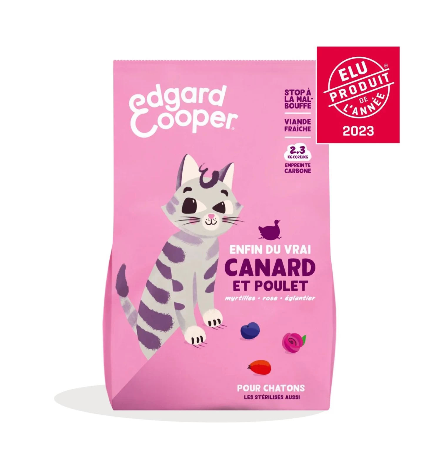 Edgard & Cooper Edgar Cooper - Croquettes Canard Et Poulet - Chaton 1 Edgard & Cooper Edgar Cooper - Croquettes Canard Et Poulet - Chaton