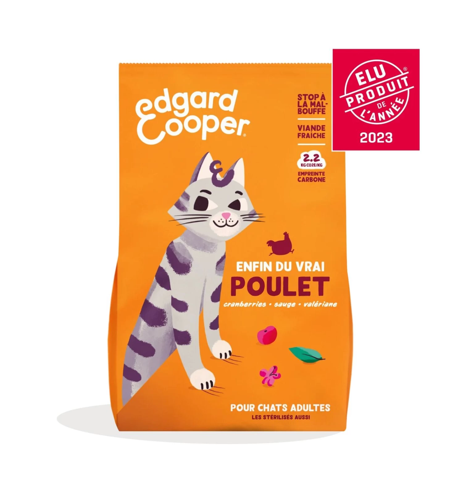 Edgard & Cooper Edgar Cooper - Croquettes Poulet Frais - Chat Adulte 1 Edgard & Cooper Edgar Cooper - Croquettes Poulet Frais - Chat Adulte