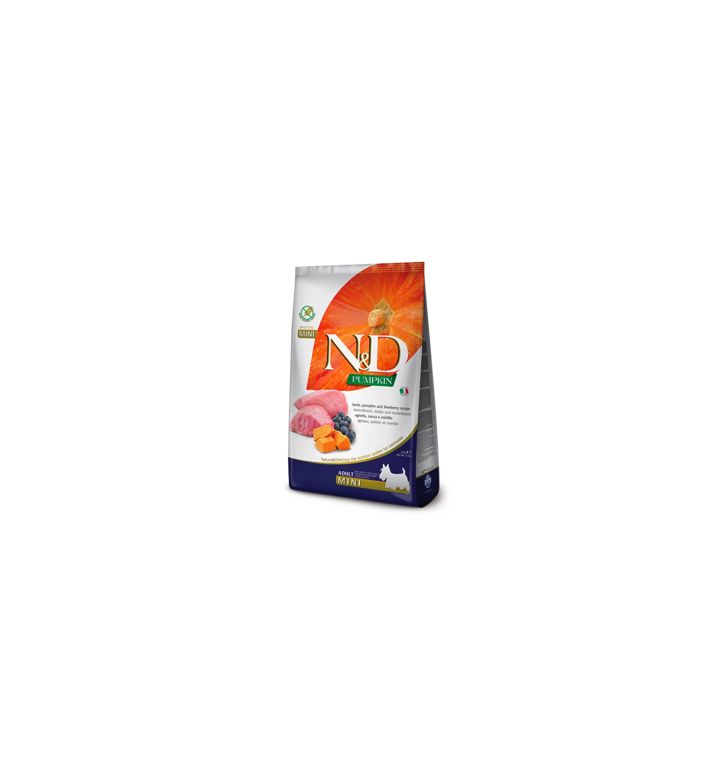 Farmina - N&D Pumpkin - Chien Adult Mini - Agneau Mytille 1 Farmina - N&D Pumpkin - Chien Adult Mini - Agneau Mytille