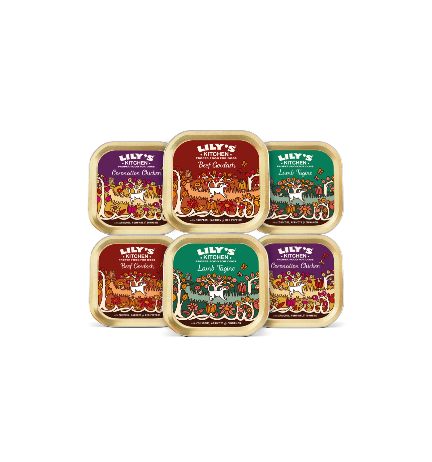 Lily's Kitchen - 6 World Dishes 6x150g (Multipack) 1 Lily's Kitchen - 6 World Dishes 6x150g (Multipack)